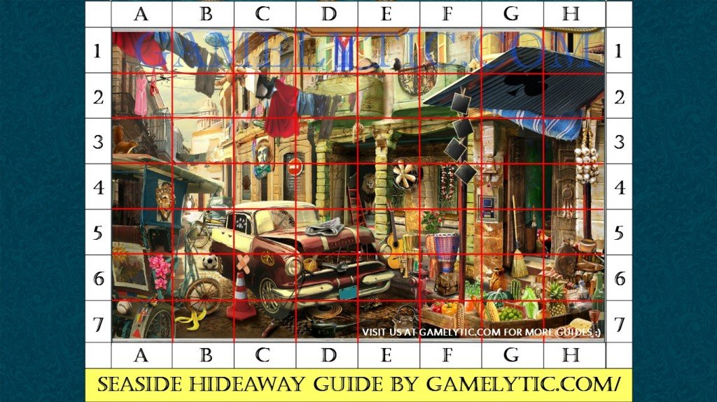 Seaside Hideaway Havana Street grid guide
